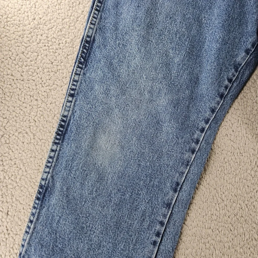 Wrangler Jeans Mens 36x30 Blue Denim George Strait Cowboy Cut Straight Western